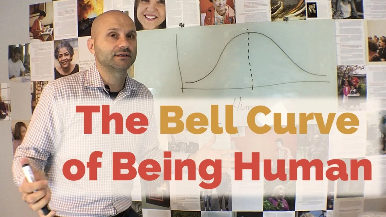 The Bell Curve of Being Human