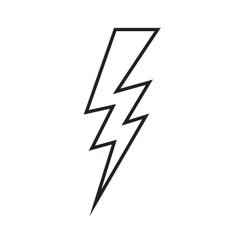 Energy Lightning Bolt - Black.png