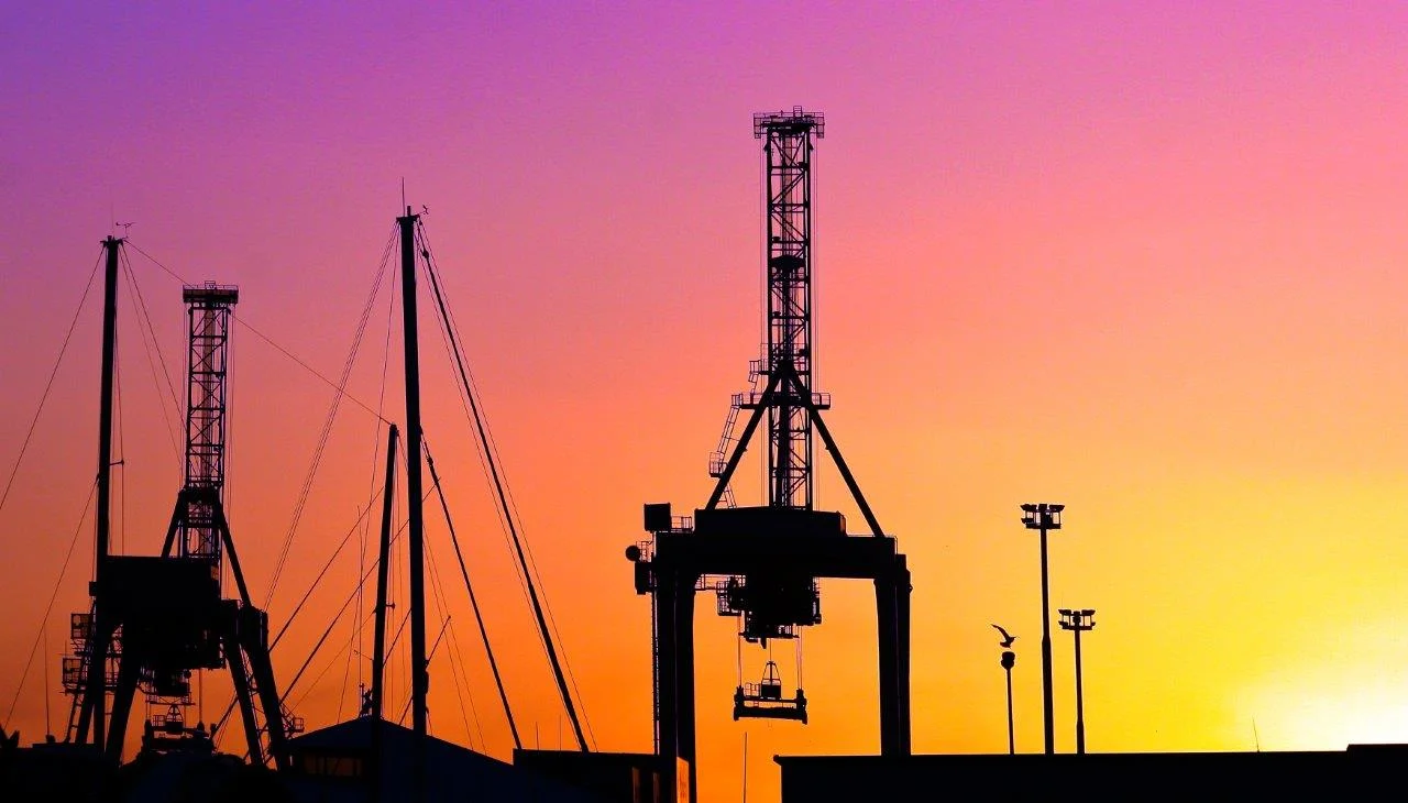 Port Tga Cranes at Sunrise.jpg