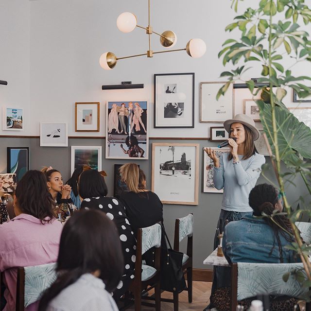 &ldquo;Be the light in your own life.&rdquo; Thank you to everyone who came out to our DIY + goal setting brunch featuring @leadwithangelaaguirre @lovemade at @thehoxtonhotel 💕 What an amazing way to start our day! 
Photos are up on lovemadeevents.c