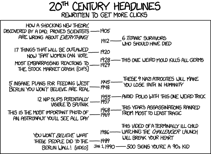 Source:  xkcd