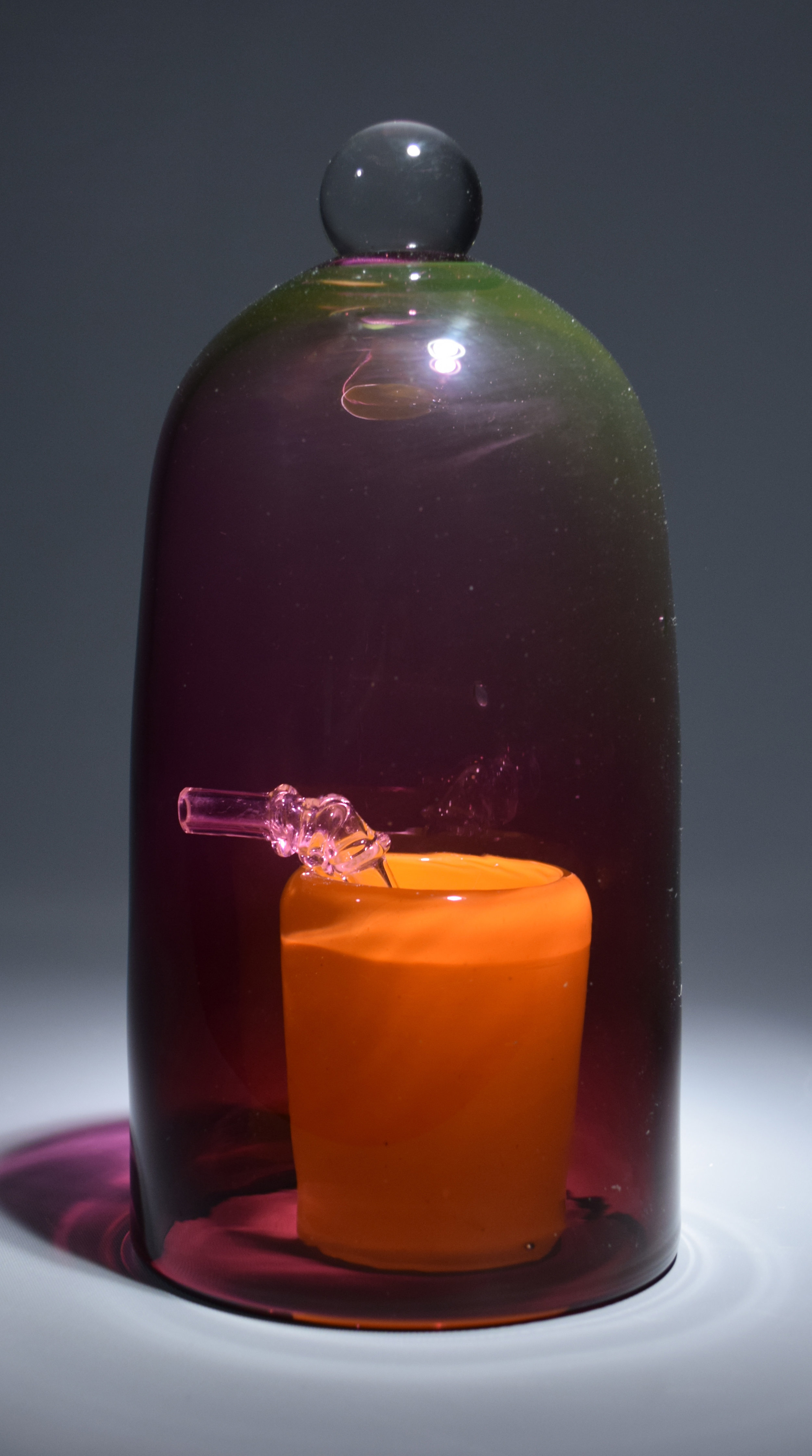 Purple Jar and Bendy Straw in Cup (Childhood)