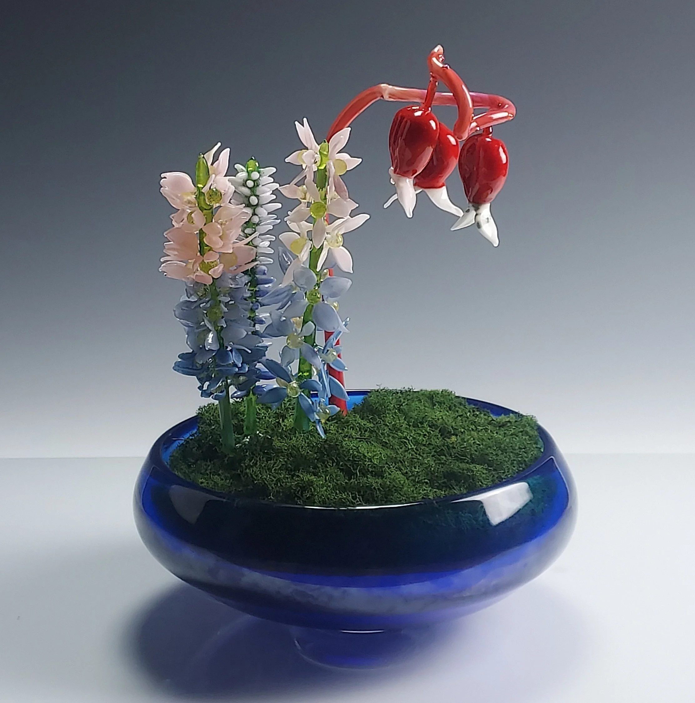 Lavender and Bleeding Hearts