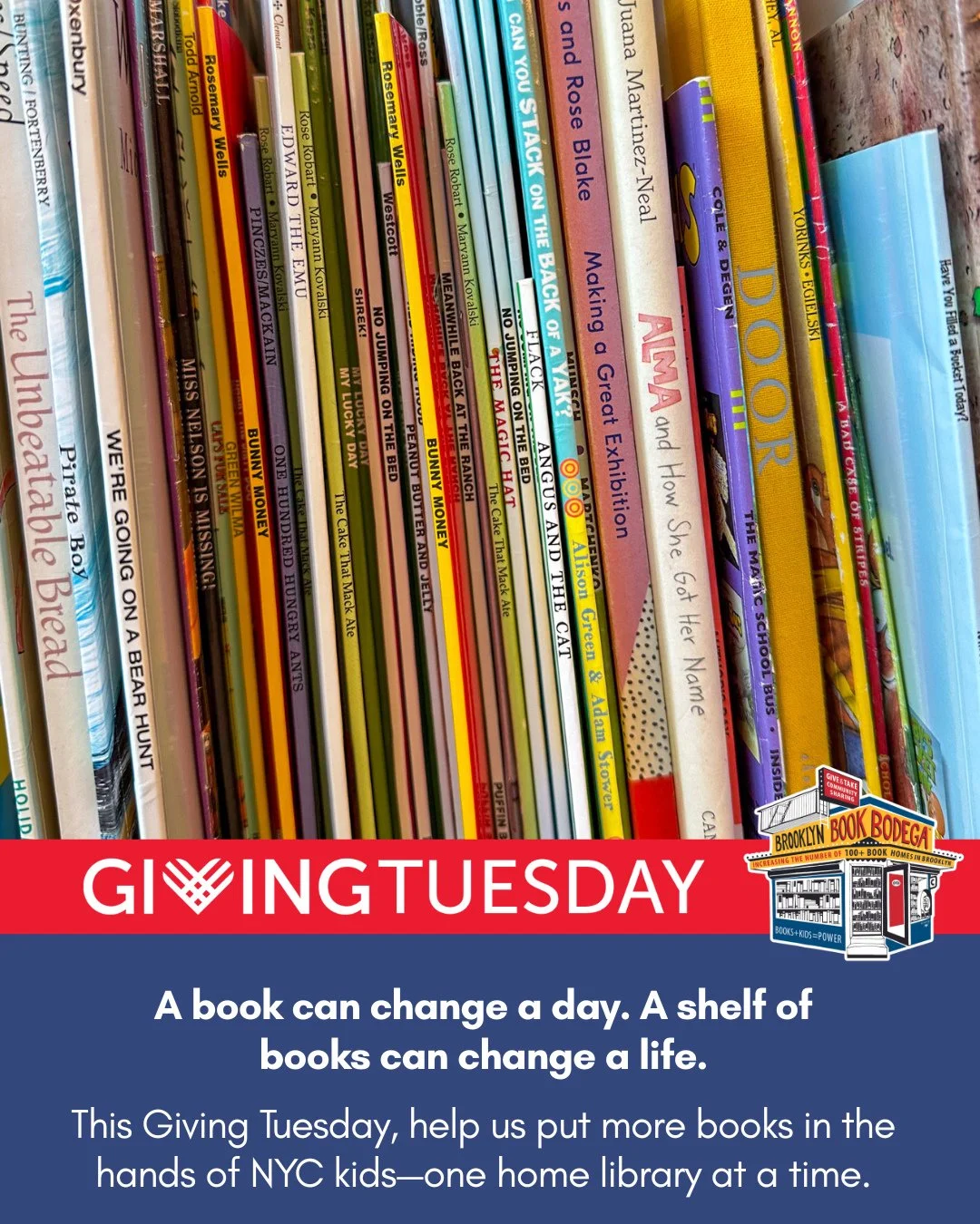 Do you remember your favorite stories growing up? The feeling of being transported to another world through the pages of a book? How even a row of familiar spines on a shelf evoked a magical feeling?⁠
⁠
This Giving Tuesday, you can help support Brook