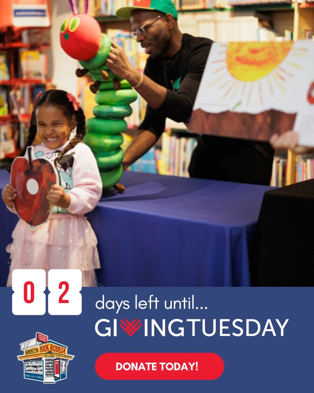 Just two days left until #GivingTuesday!⁠
⁠
Giving Tuesday is an annual global day of generosity that occurs on the Tuesday after Thanksgiving, this year on December 2. ⁠
⁠
It's our biggest fundraiser of the year, and plays a huge part in supporting 