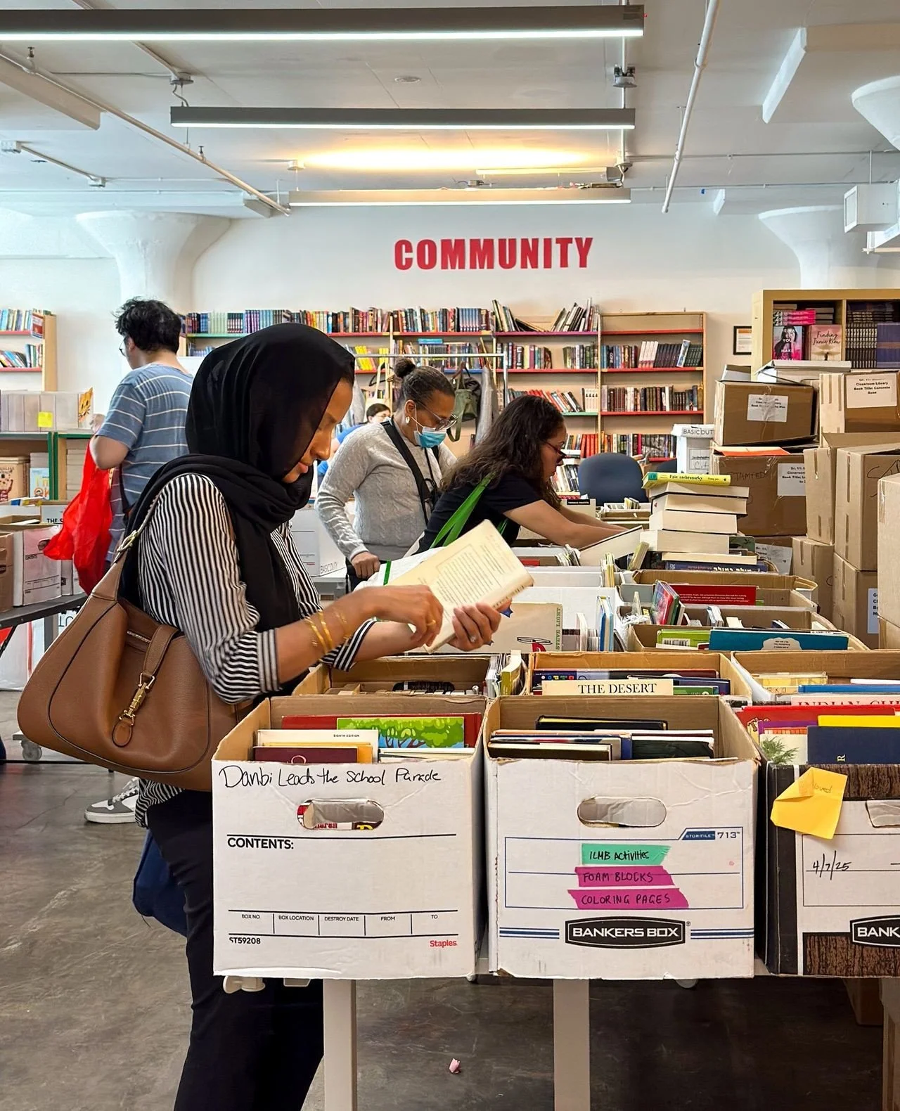 Our last Community Day was canceled due to the winter storm, but good news: You can now sign up for February 7!⁠
⁠
At Brooklyn Book Bodega's Community Day, you can take home as many books as you can carry from our overstocked and well-loved collectio