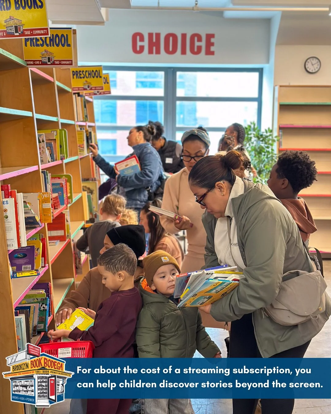 Become a monthly donor with Brooklyn Book Bodega! ⁠
⁠
For about the cost of a streaming subscription, you can help children discover stories beyond the screen. Any dollar amount helps us show up consistently and sustains our work year-round. ⁠
⁠
Sign