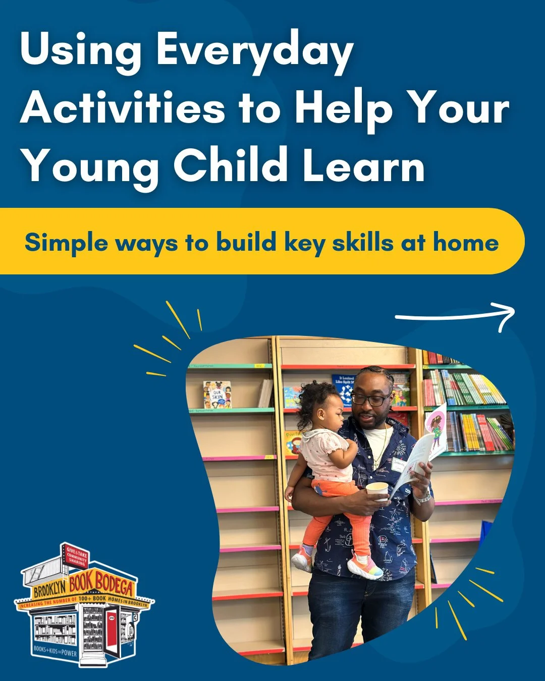 Learning starts at home, and it happens through everyday moments. Talking, singing, reading, writing, and playing all help build early literacy skills, support child development, and prepare kids for school readiness.⁠
⁠
Swipe through for simple, at-