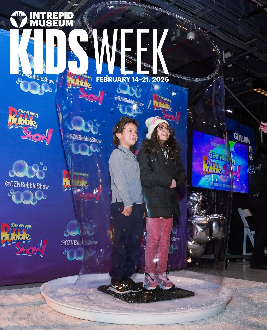 This February 17 and 18, we&rsquo;re excited to be a part of @IntrepidMuseum&rsquo;s Kids Week! Learn about STEAM (science, technology, engineering, arts &amp; math) through activities and demonstrations, displays and exhibits, live animal shows, wor