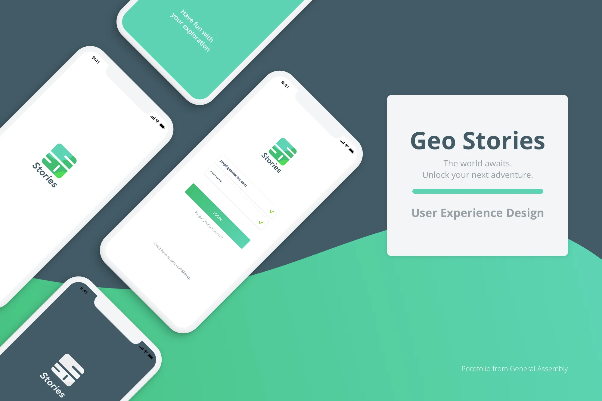Geo Stories - UI/UX Design