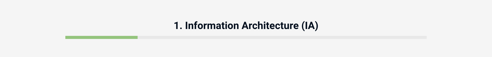 Information Architecture Workshops