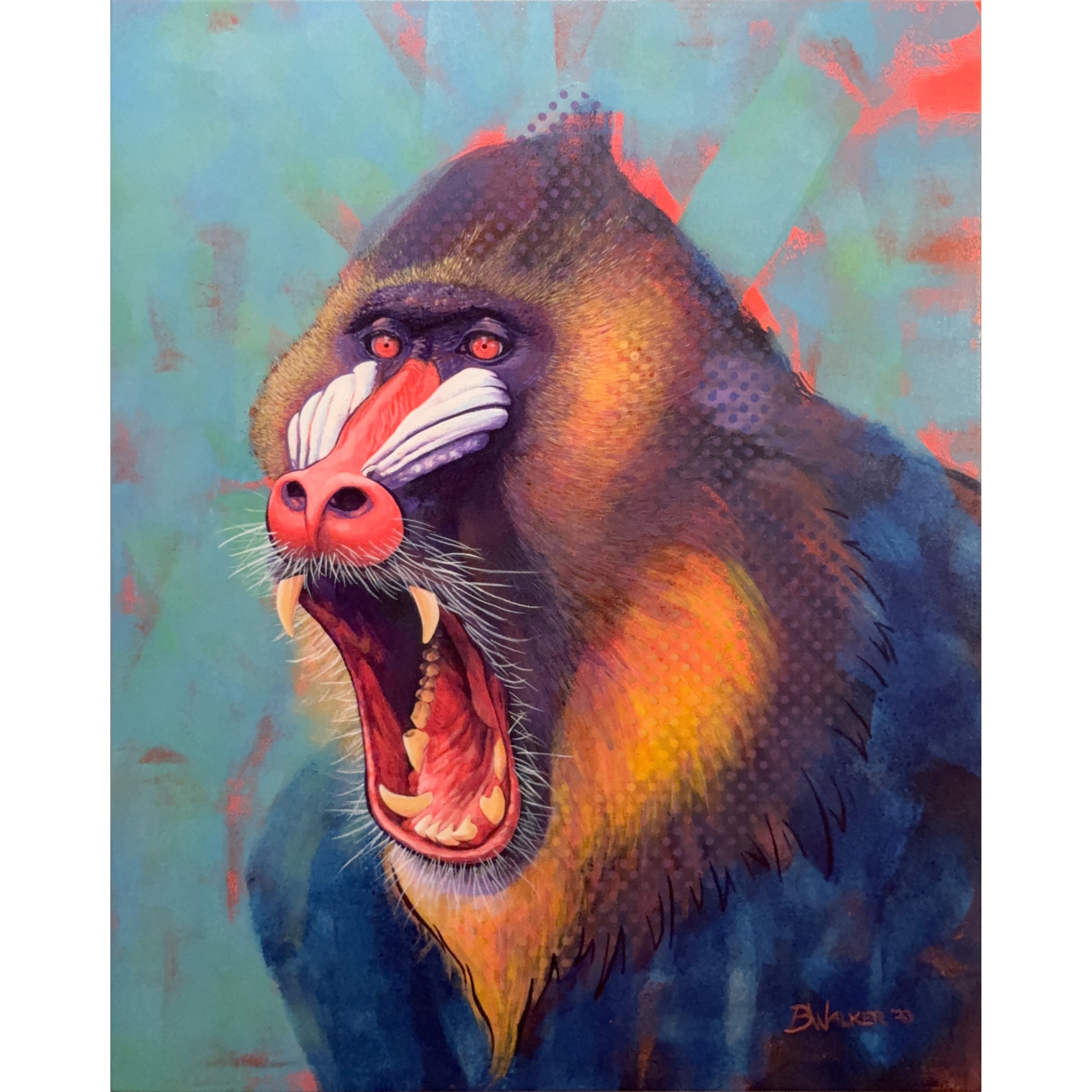 Mandrill.1 - print
