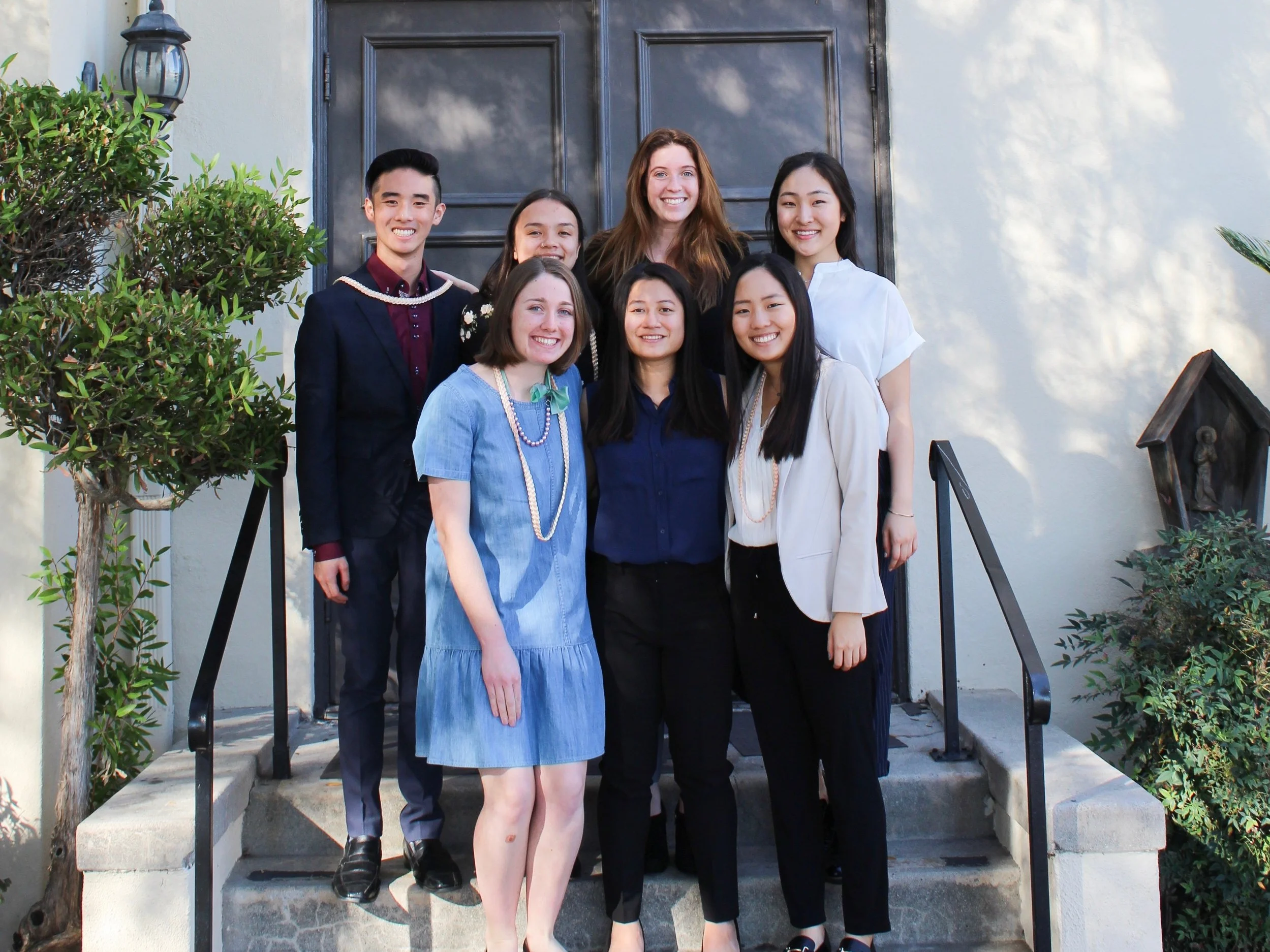 Trojan Shelter E-Board visiting the church