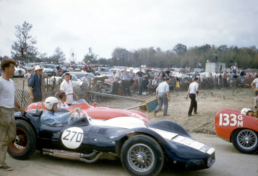 Ray Erickson's Lister Bristol, #270 and #133 Tom Gilmour's Lotus IX