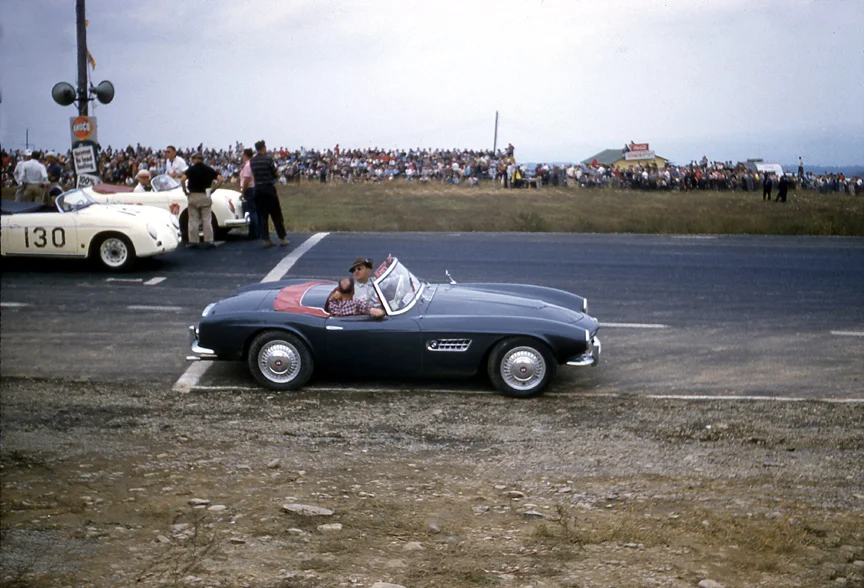 The stewards drove the track in this priceless BMW 507