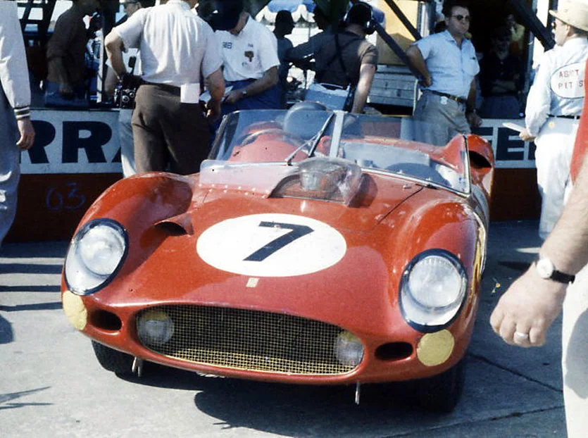Ferrarri 250 Testa Rossa 59/60. This car was driven by Chuck Daigh and Richie Ginther and was our pick to win. Sadly it was a dnf.