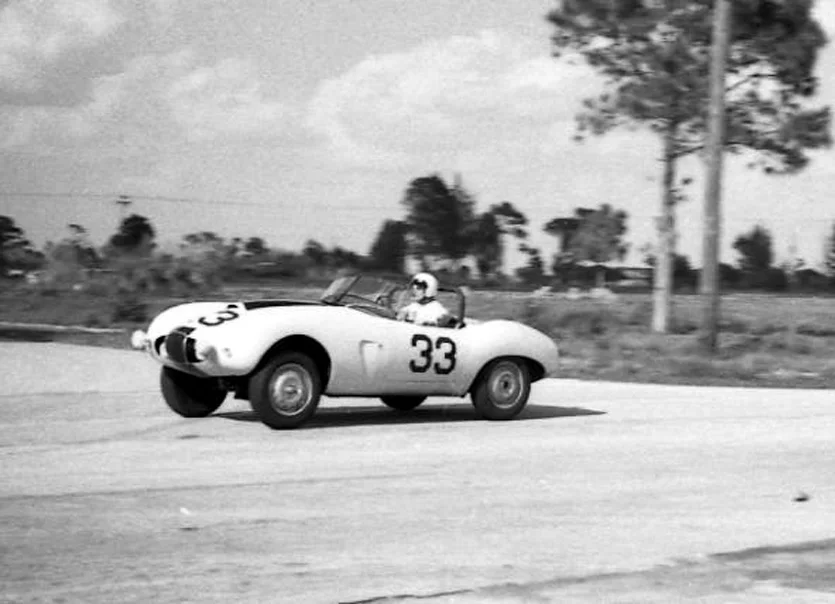 One of Wacky Arnolt’s Bristol powered Bolides. This car driven by Bill Bradley, Jim Johnston and Bud Seaverns finished a solid 22nd and its sister car #31 won the 2 liter class.