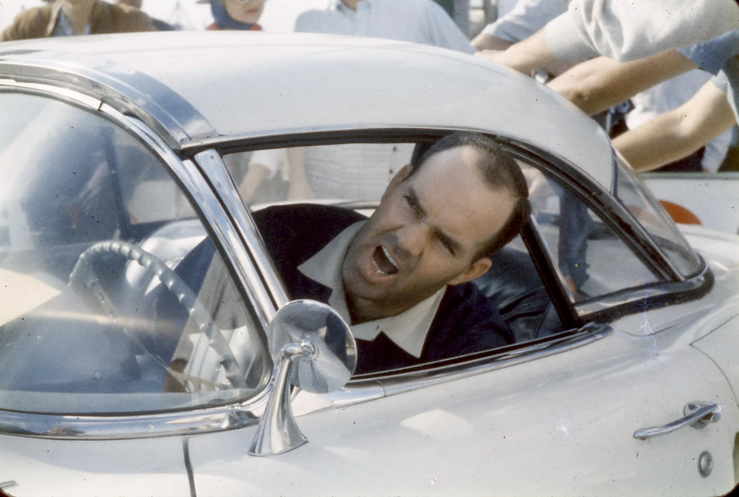 I think its Jim Jeffords but the Corvette experts say no. We can’t see the number so this driver needs to be identified by a reader.