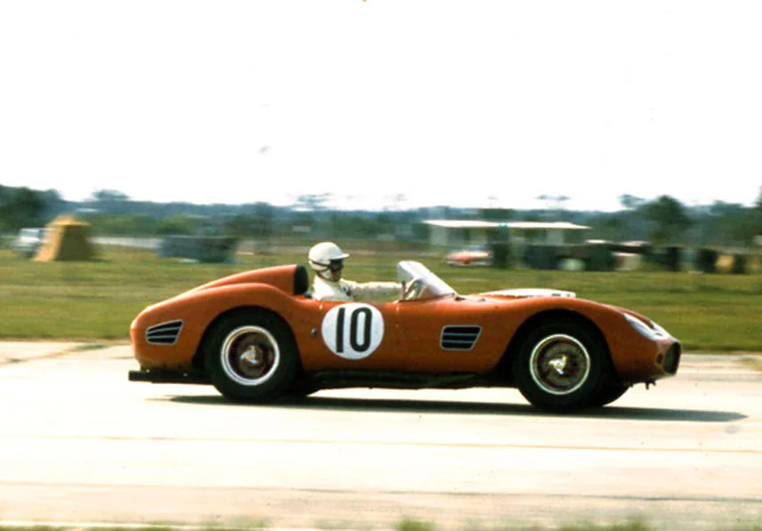 Ronnie Hissom and Hap Sharp drove this Testa Rosa to 4th overall beating all the Porsches.