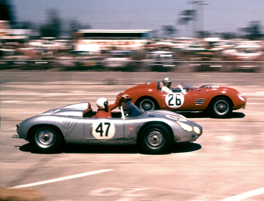 The The Bob Donner, Don Sessler and Ernie Erickson #47 Porsche was 7th. The Hugus/Connell Ferrari did not finish.