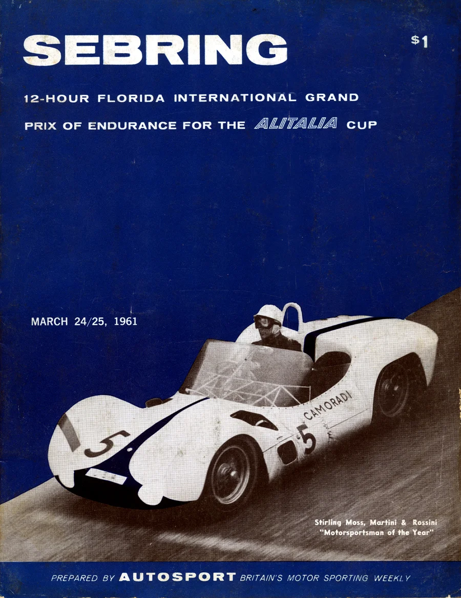 1961 Sebring Program cover