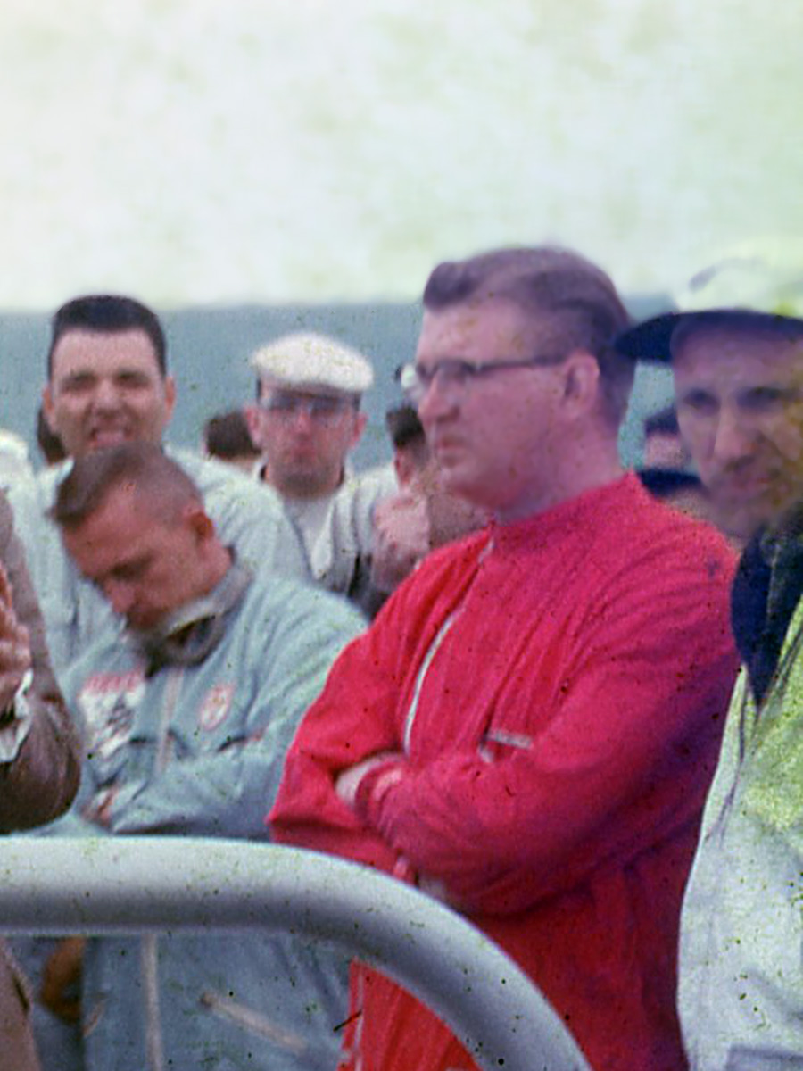 ED LOWTHER: Lowther was a solid Corvetter driver before moving up to a quiick Genie Ford and other CanAm cars.