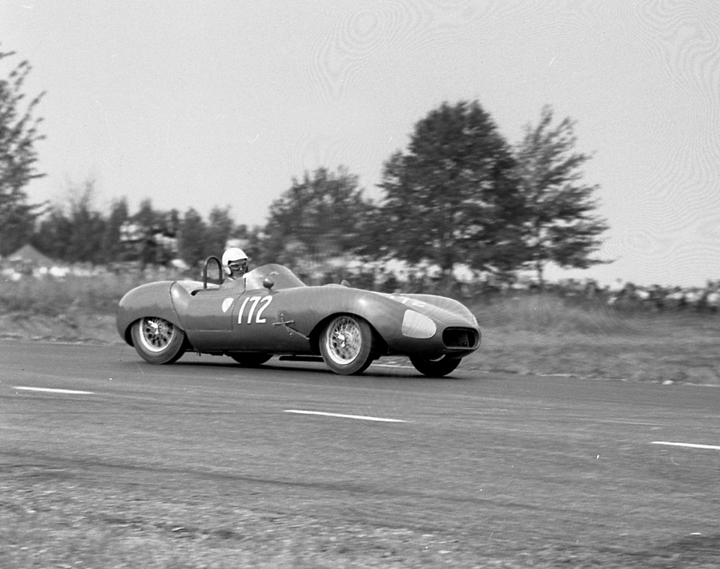 Don Peters in his Elva was 4th in GM and 8th overall. Peters was an excellent race driver and did so with one arm.