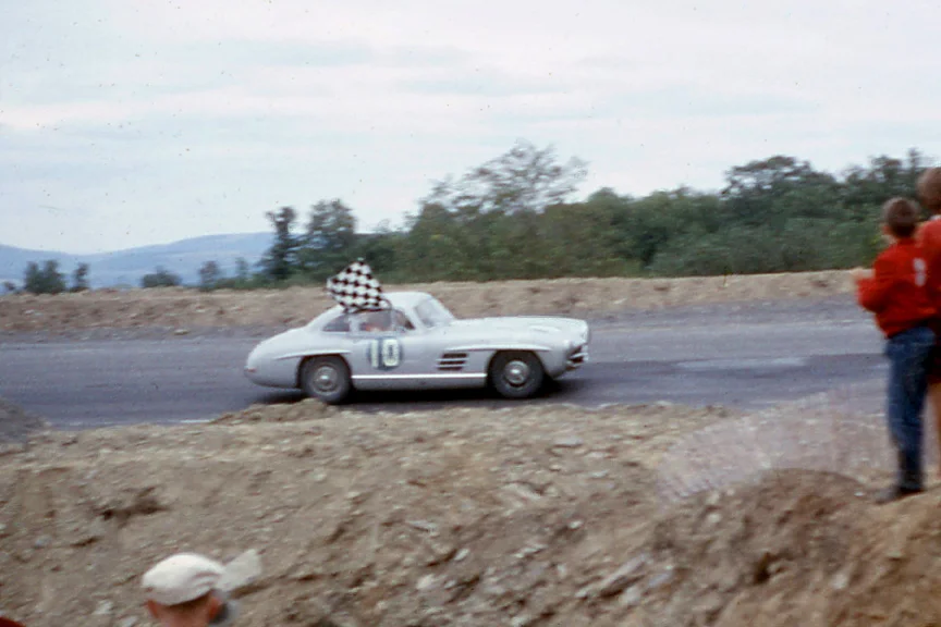 Mercedes wanted to win regardless of what the SCCA said and Paul O’Shea won the Glen Trophy race in his 300SL coupe.