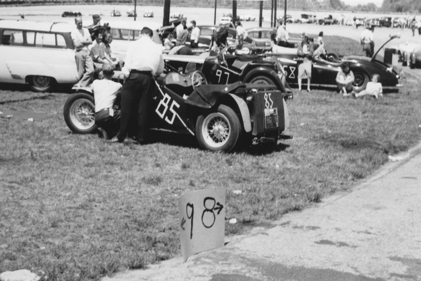 Number 85 modified MG-TC of Ed Licht was good enough for 6th in F Modified. Licht was a longtime Jake’s Stable member.