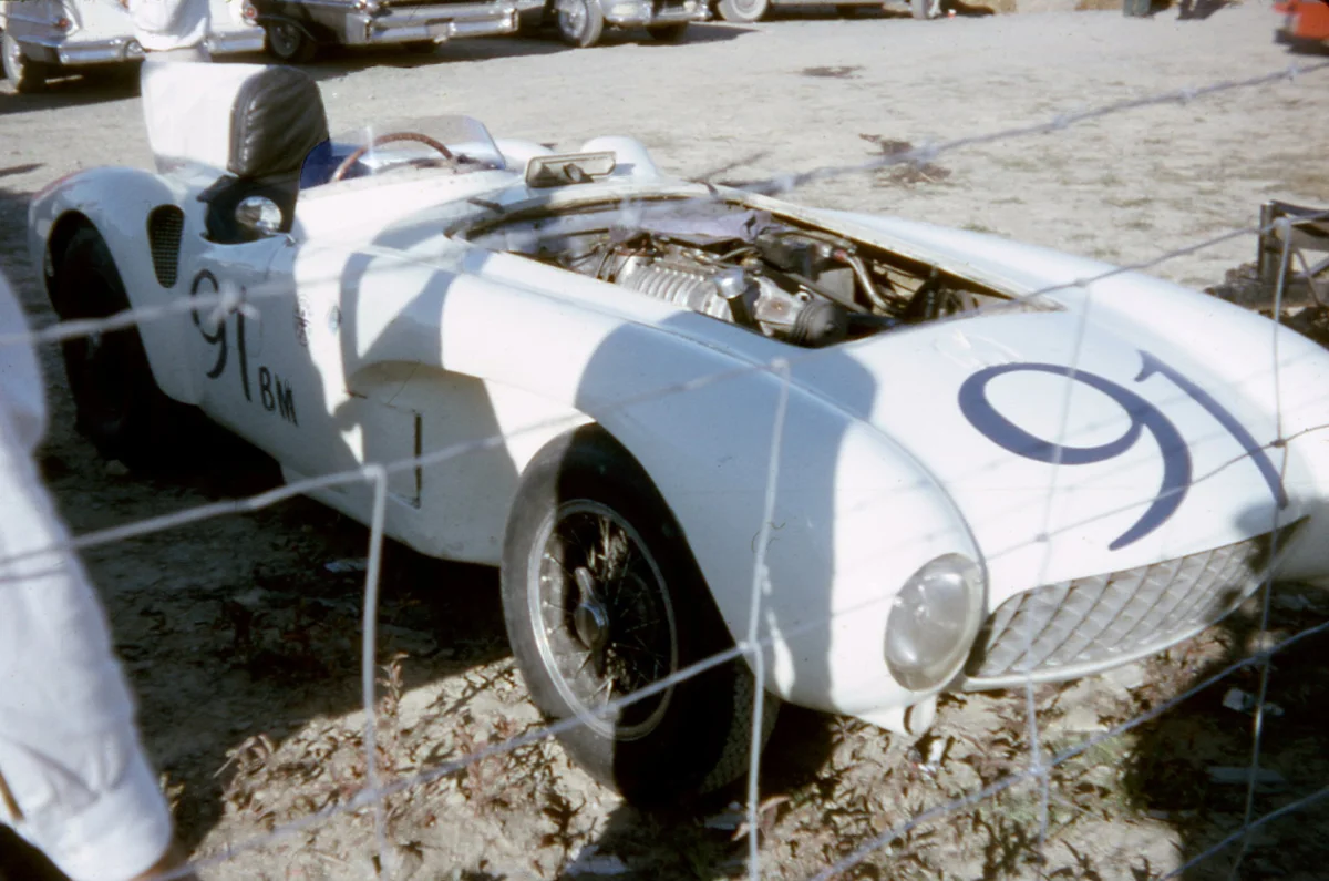 Rich Lyeth’s 375 Ferrari with what is clearly not a Ferrari motor. Lyeth named the car the Hi-Tork Special which carried a Chrysler Hemi V8.