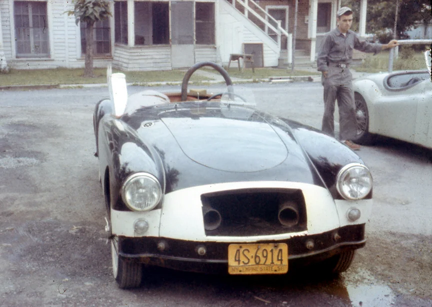 This is how Ed Richards brought his new MGA to it’s first race. While I can’t be sure I think he still had the heater in the car.