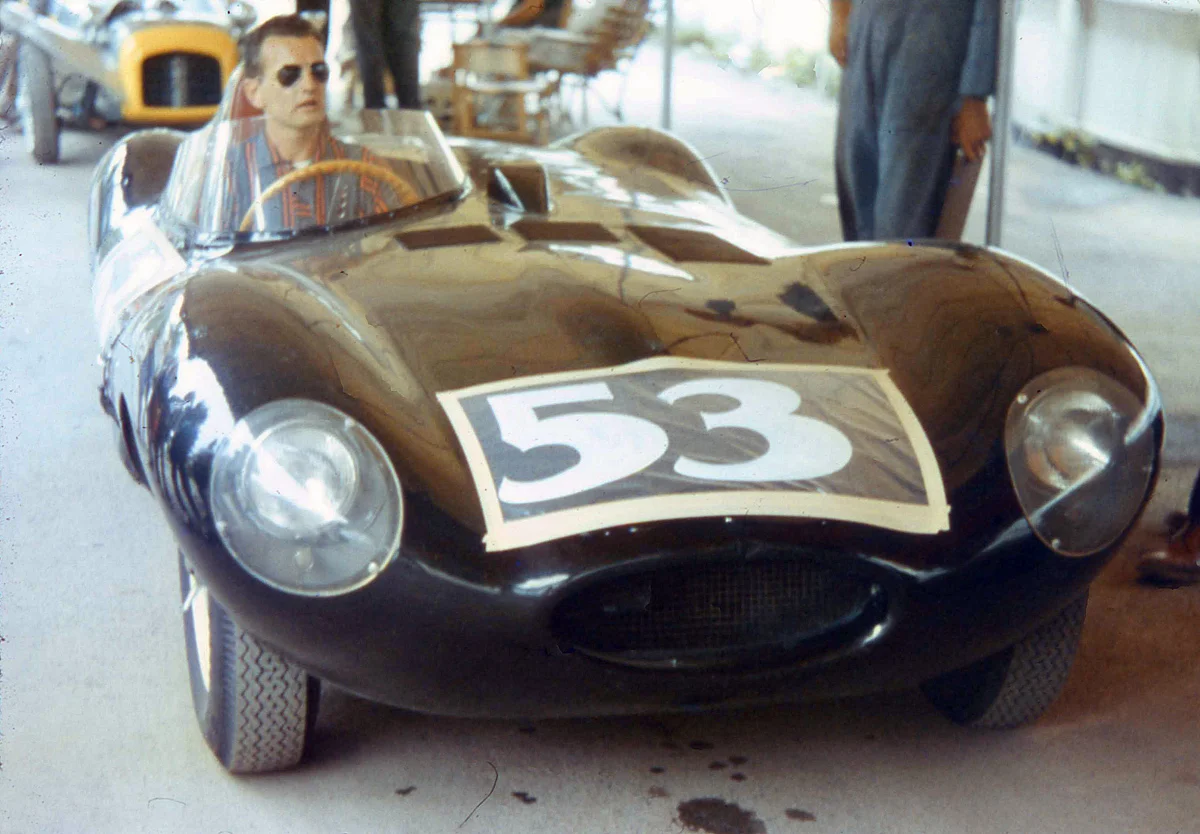 The DJag of Bill Klincho. This car appeared at several races but never did very well. He is shown as a dnf at this race but we never saw it on the track.