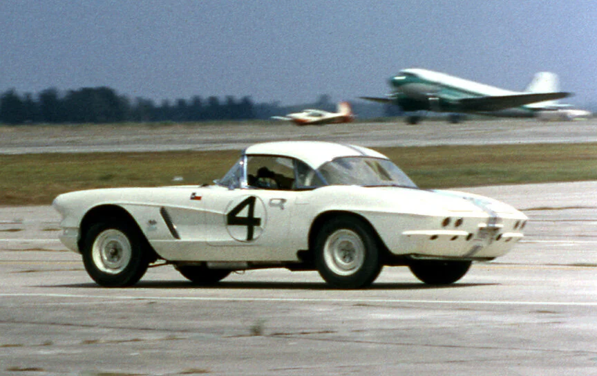 Delmo Johnson and Dave Morgan kept it running all 12 hours but with small troubles could not finish higher than 21st in the Johnson Chevrolet car.