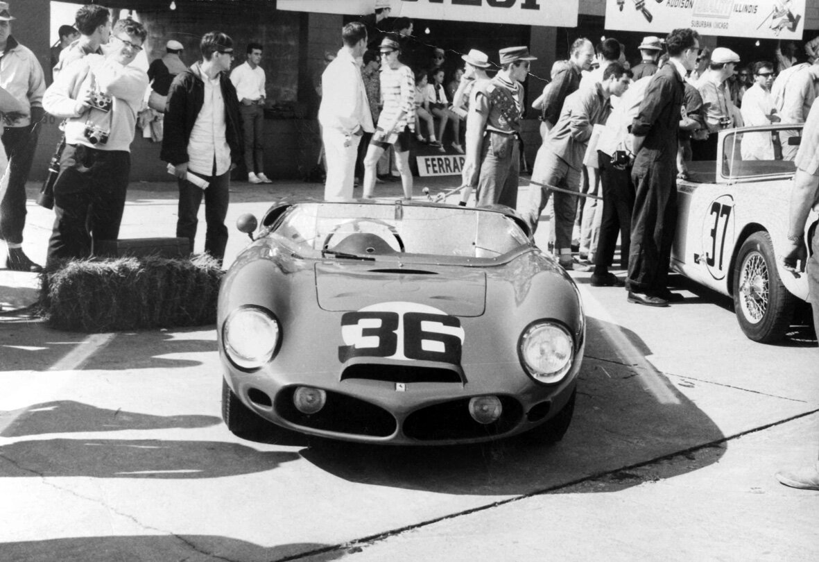 A second Ferrari 248SP was for North American drivers Buck Fulp (US) and Peter Ryan (CDN). While the Rodriguez boys in the sister #34 were quicker, this car ran most of the whole day to finish 13th.