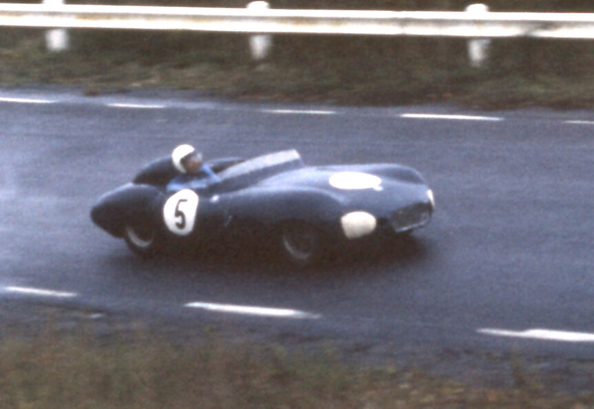 Tom Greatorex Elva MkIII did well finishing 4th.