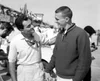  GIORGIO SCARLATTI: At Sebring 1960 with Dan Gurney.  Scarlatti was a wealthy Roman and a decent driver.  Better in sports cars than F1. 