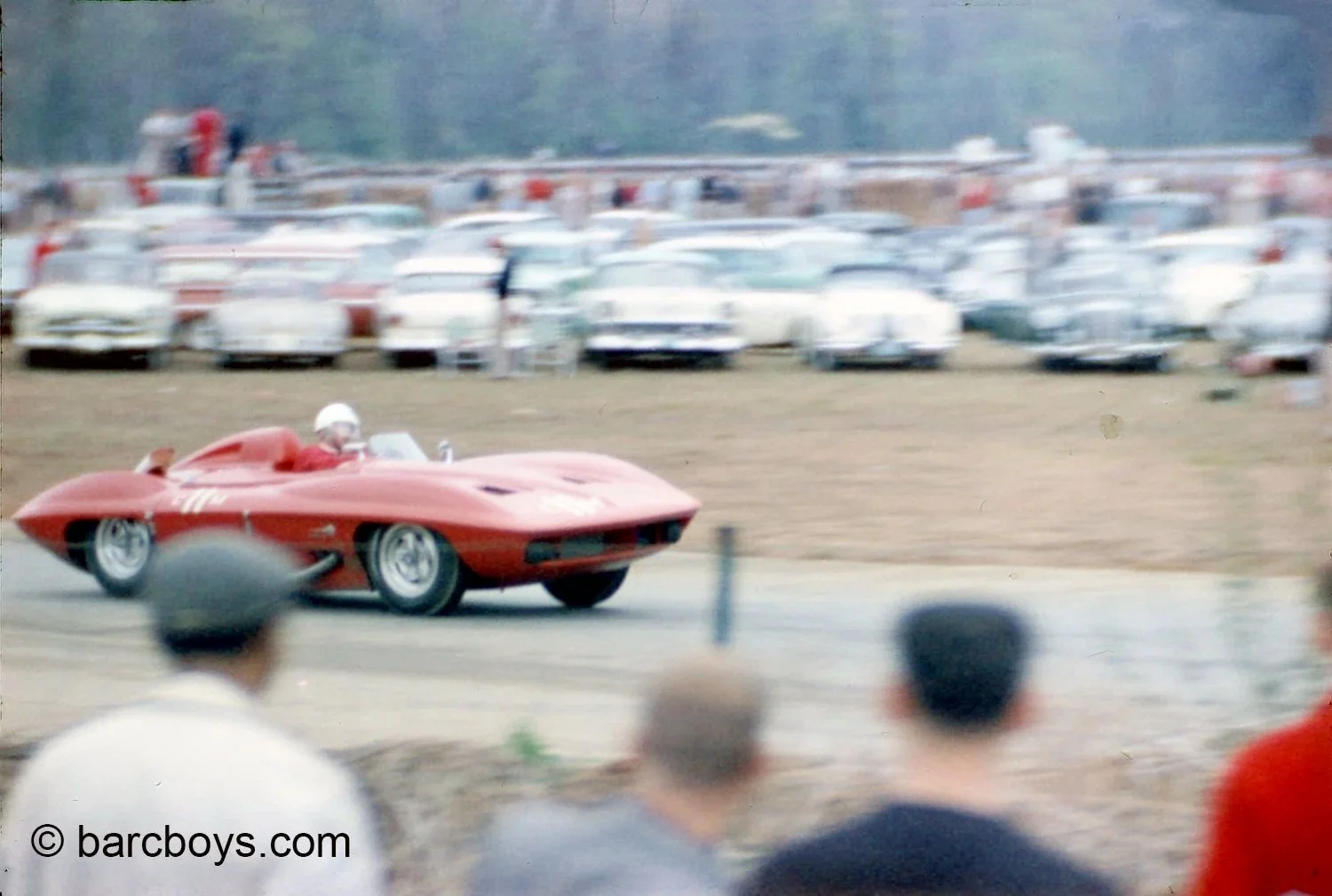  Another glance at the Mitchell Stingray.  With the AAA ban on manufacturer’s racing, Mitchell built the car along with legends Peter Brock and Larry Shinoda and entered it in his name.   