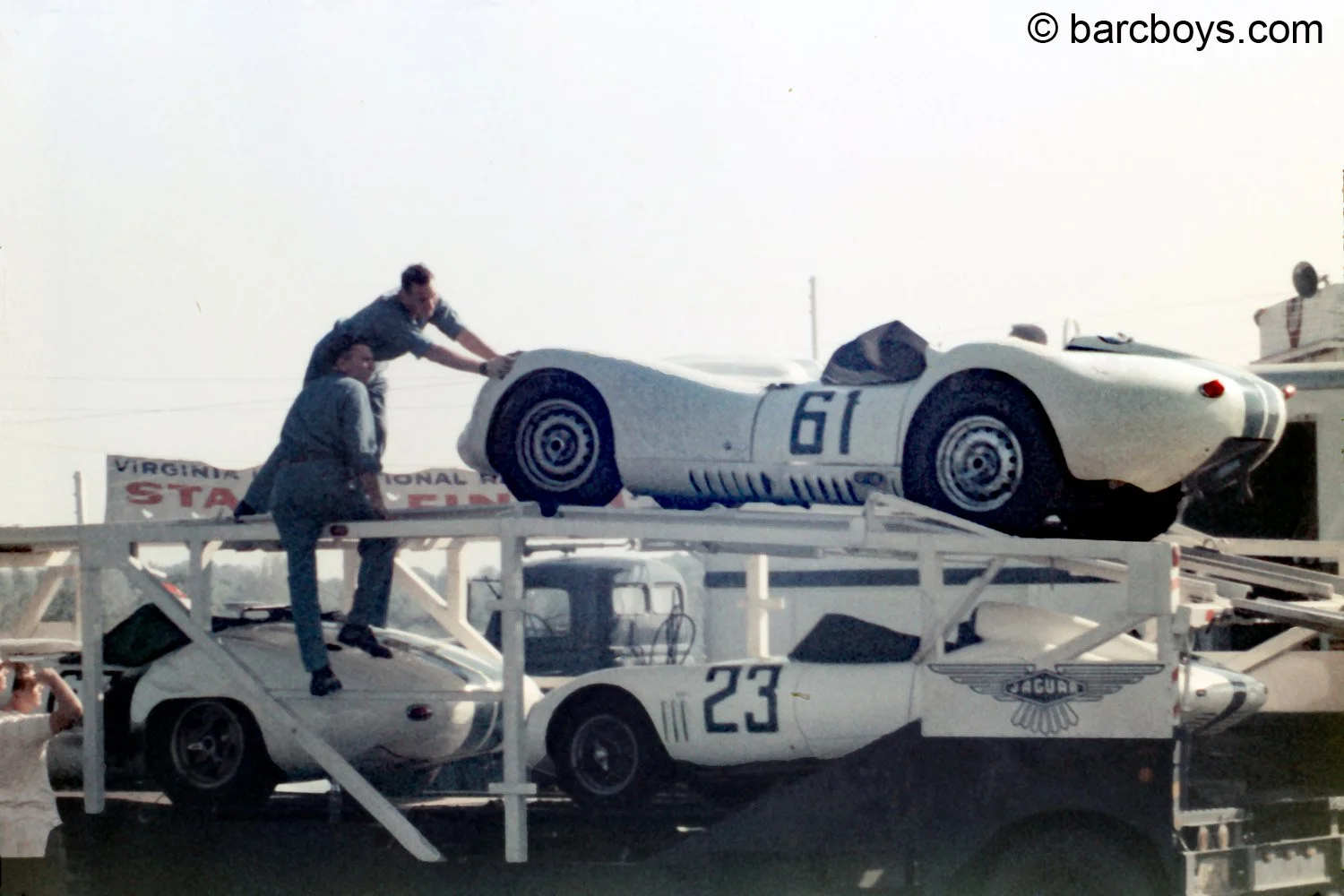  The racing is finished but there is a lot of work for the Cunningham crew loading the teams cars and thinking about the next race. 