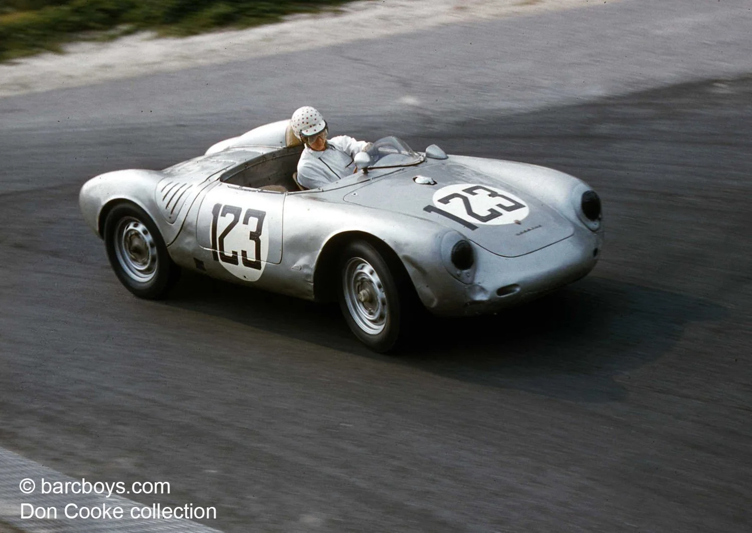  Cunningham would loan his Porsche 550RS for Denise McCluggage later in August at the LISCA race. Denise won overall.   