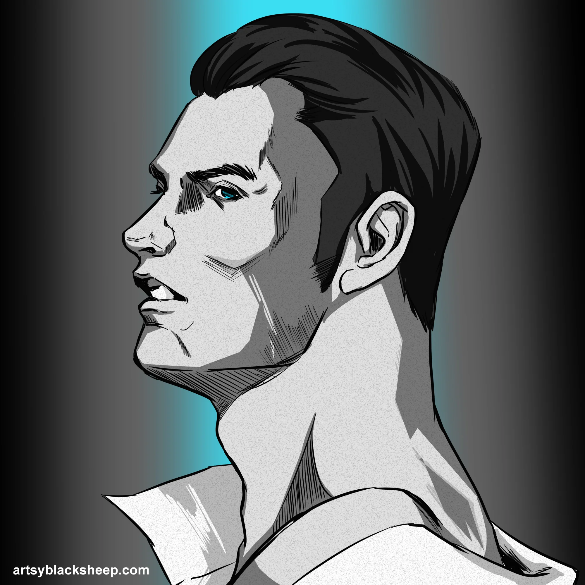 Kaidan Alenko - Mass Effect (kofi commission)