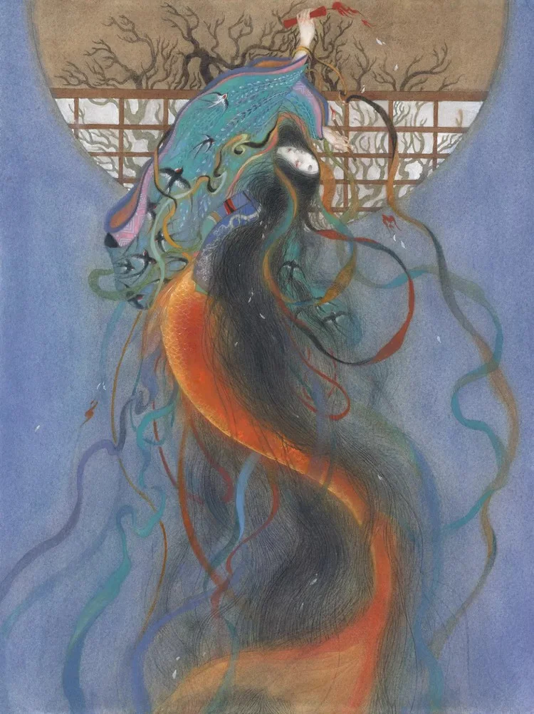 Red Candle and Mermaid 3-1.jpg
