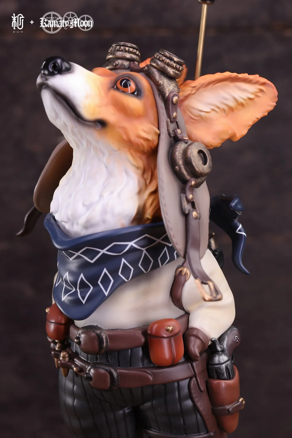 Jockey With Dog – Miniature Victorian Steampunk – Nanty Narking – Phalanx P637