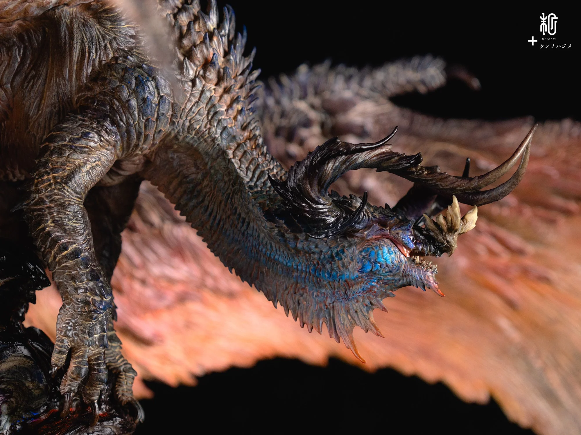 Dragon monster Limited Edition resin art collectibles toy by Tanno