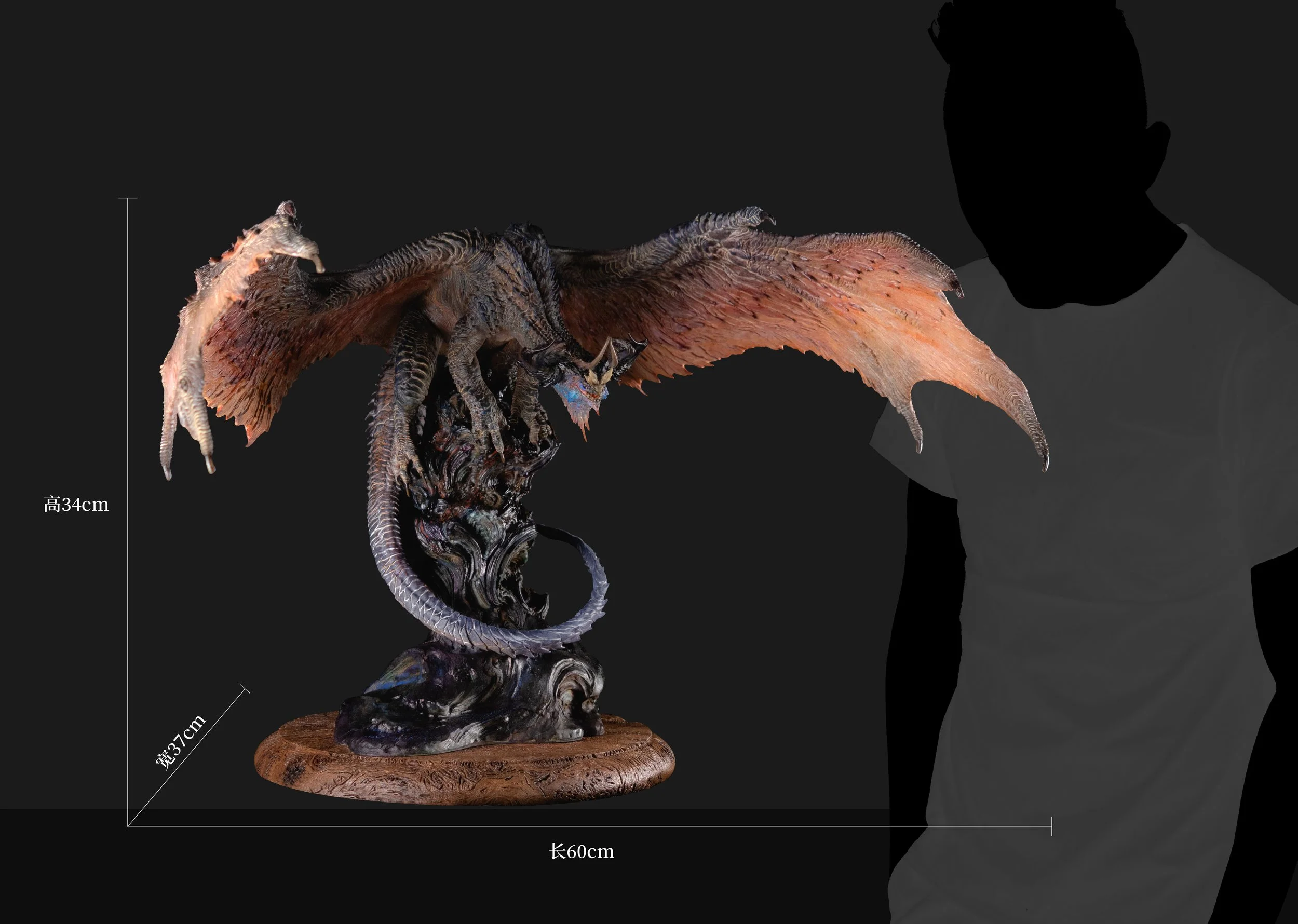 Dragon monster Limited Edition resin art collectibles toy by Tanno