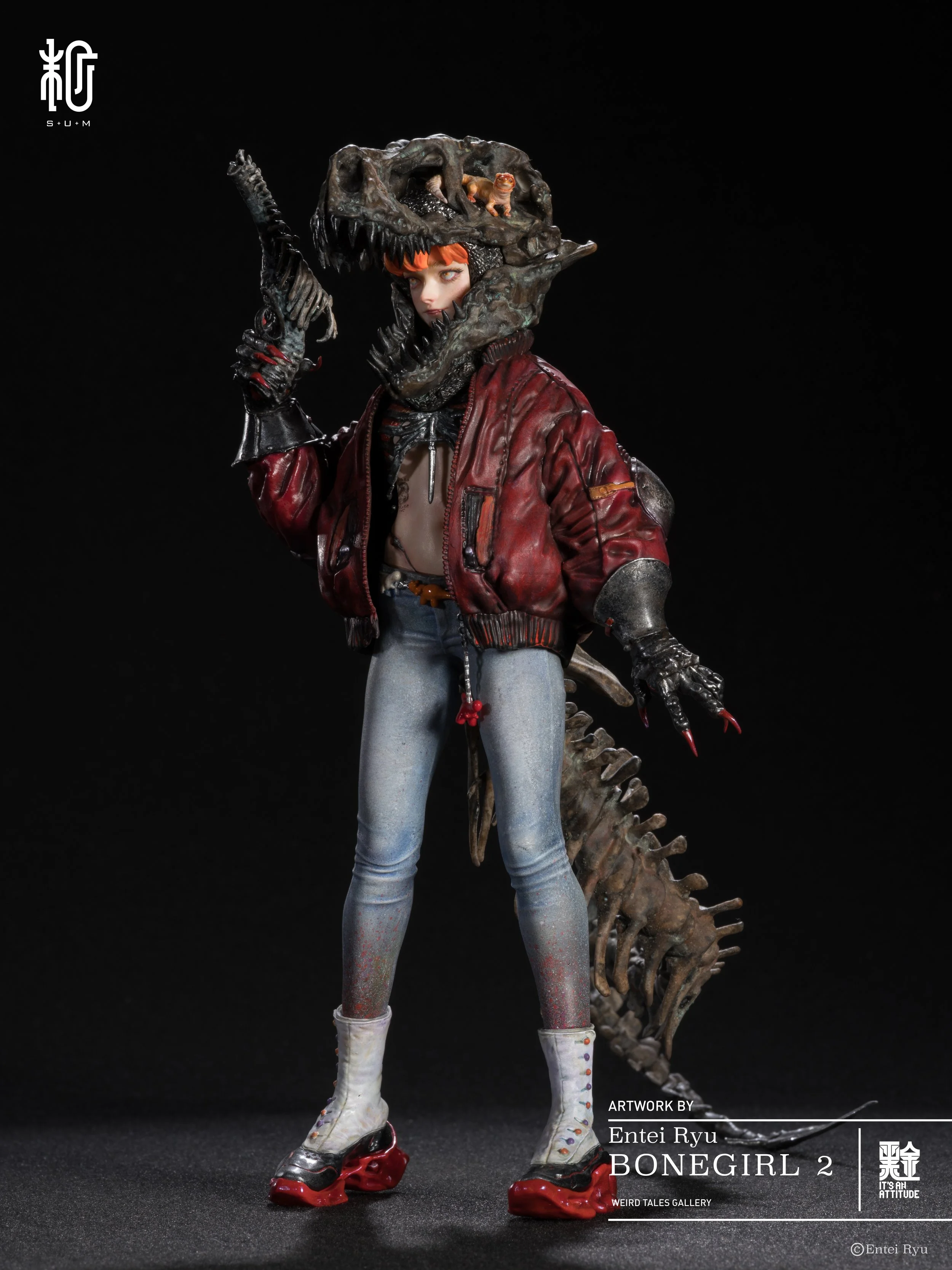 Entei Ryu x Manas SUM Fierce Girl series BONEGIRL Limited edition