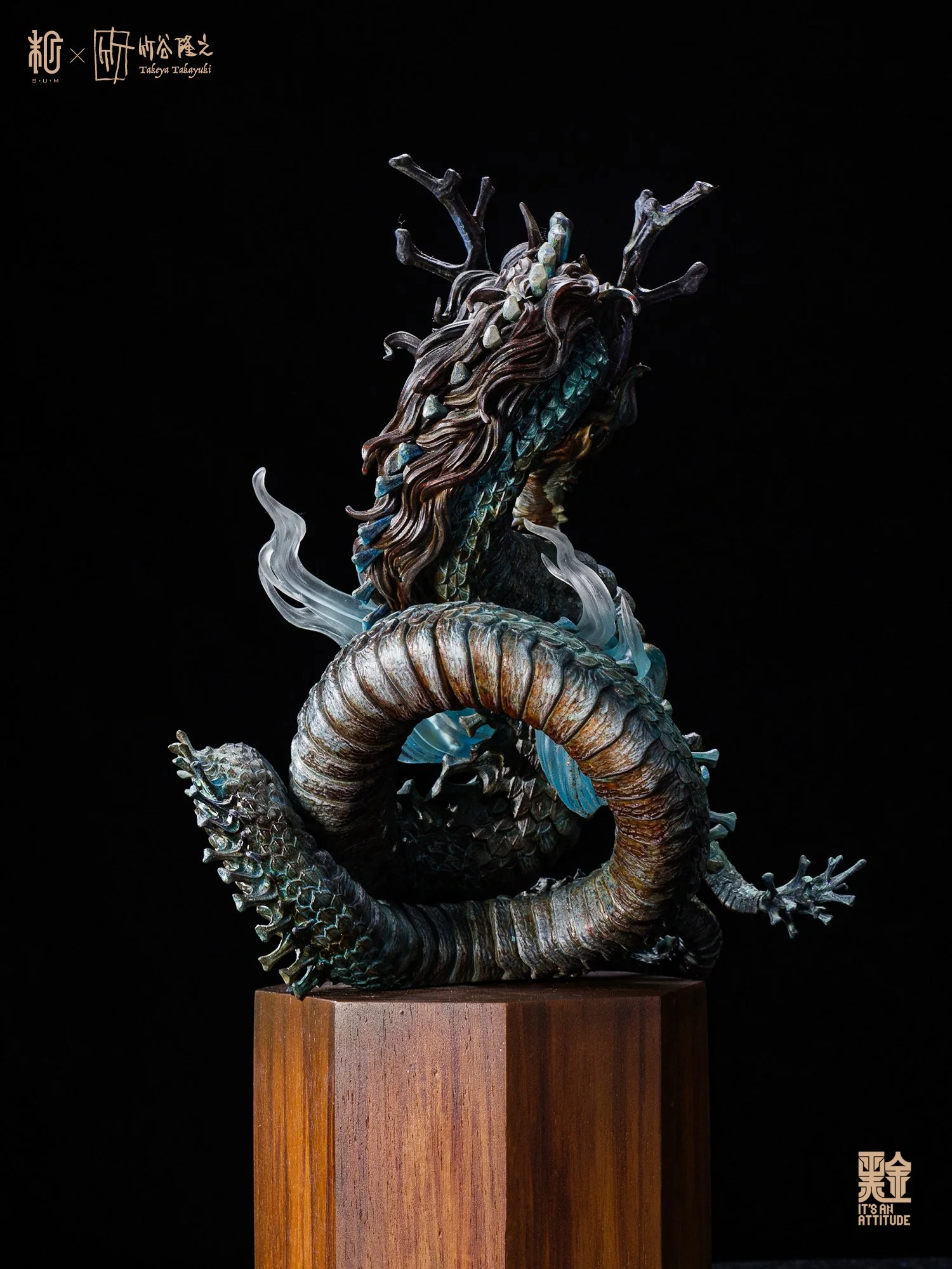 Limited Edition Mythic Dragon Resin Sculpture Designer Art by