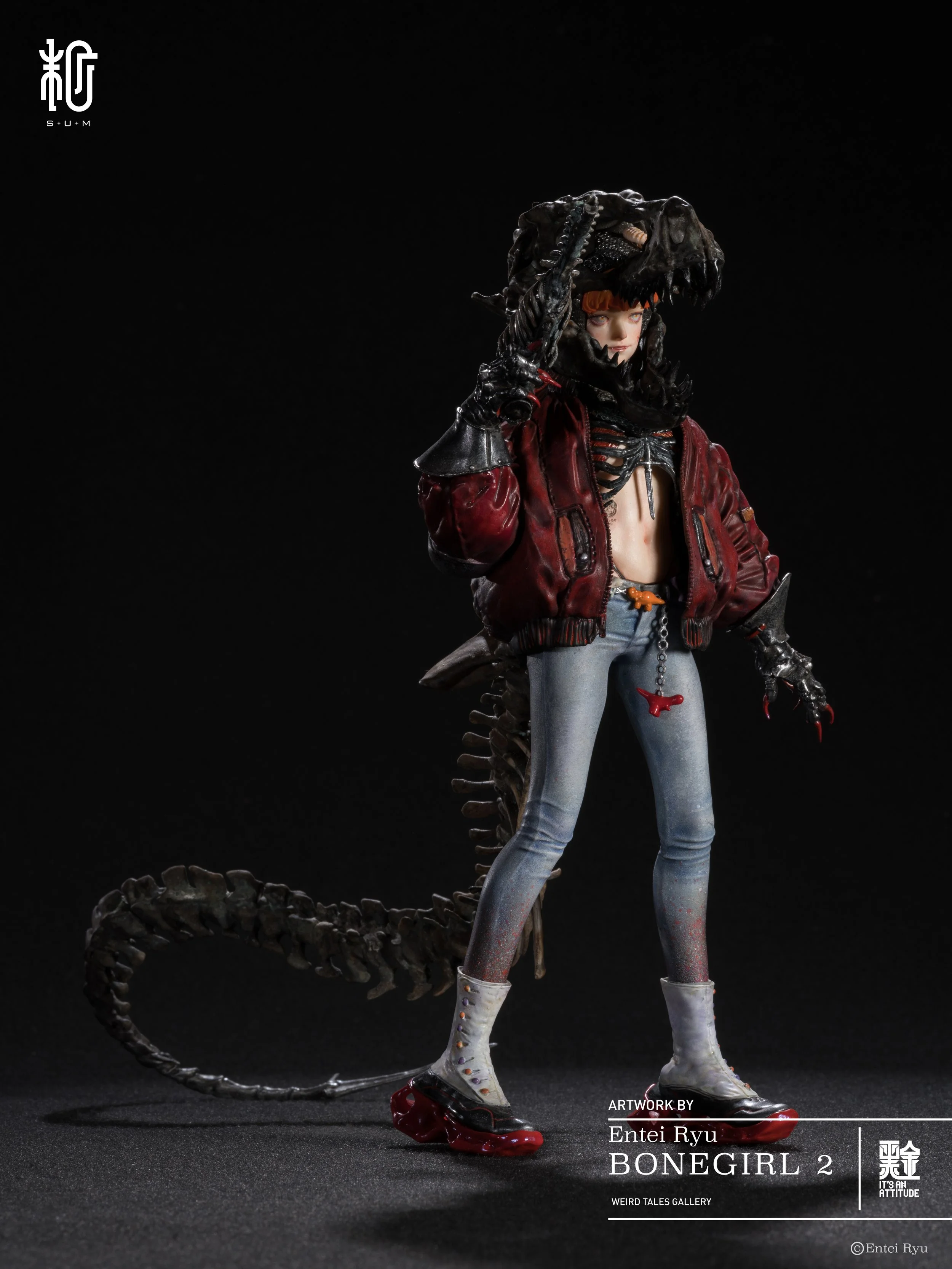 Entei Ryu x Manas SUM Fierce Girl series BONEGIRL Limited edition