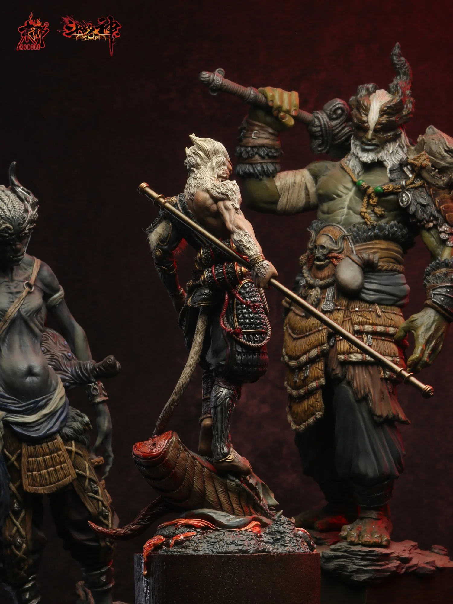 Monkey King Wu Kong battles with Dragon Demon — S+U+M