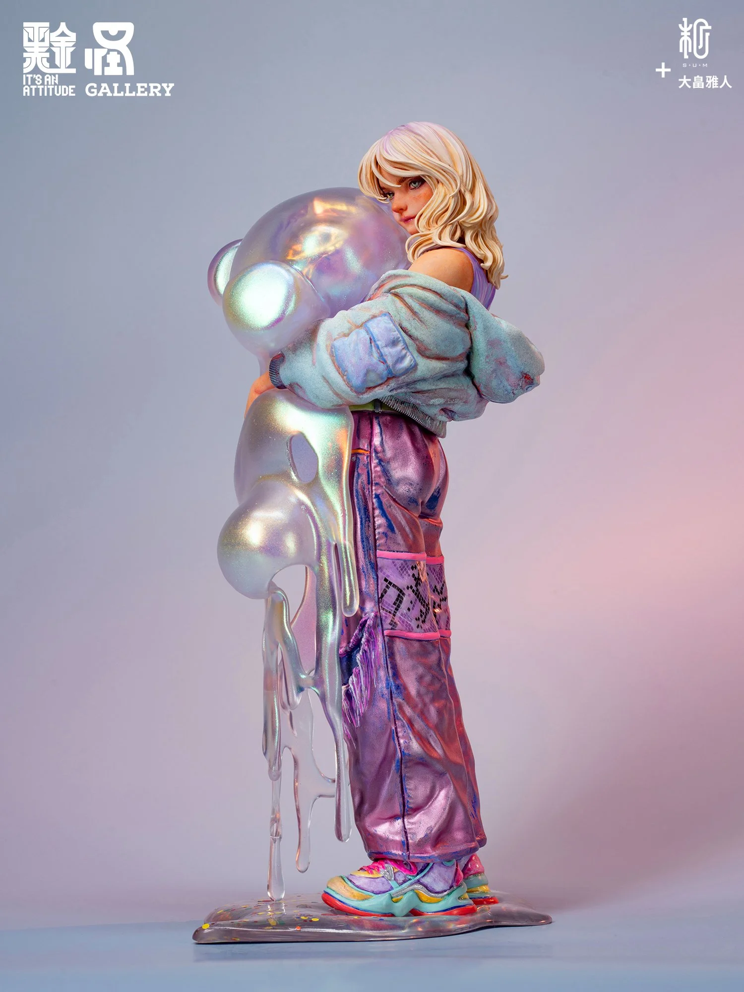 Limited Edition Pop Art Resin Figure by Masato Ohata x Manas S+U+M