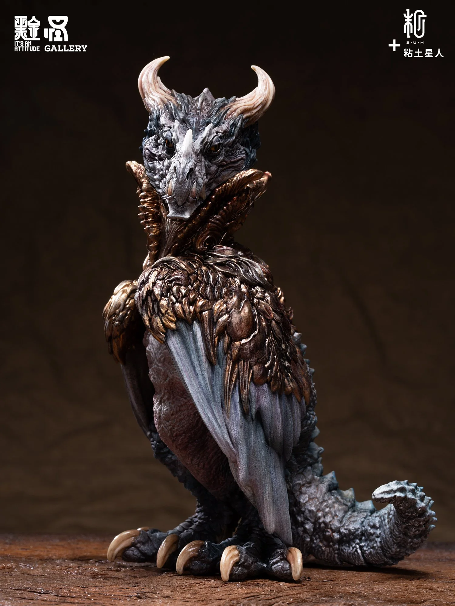 Limited Edition Mythic Dragon Resin Sculpture Designer Art by